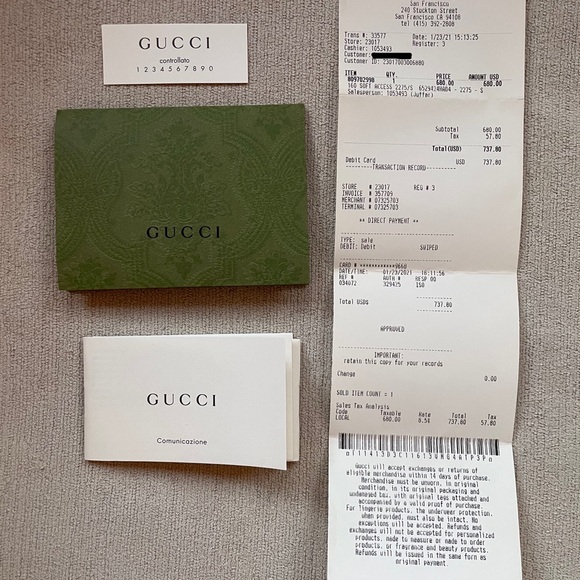 The North Face x Gucci Agar. Limited Edition. Reversible. Brown/Yellow (Small) - Picture 5 of 5